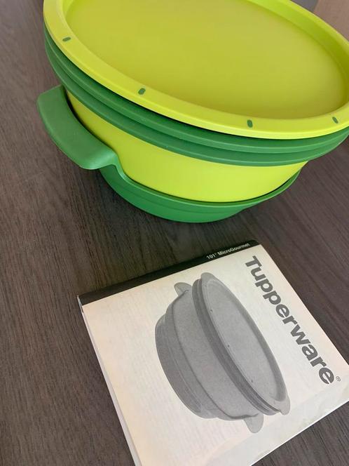 Tupperware stoomkoker microgolf, Huis en Inrichting, Keuken | Tupperware, Zo goed als nieuw, Overige typen, Groen, Ophalen