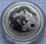 Zilver 1 Oz Lunar Dragon 2012, Postzegels en Munten, Ophalen of Verzenden, Overige landen, Losse munt, Zilver