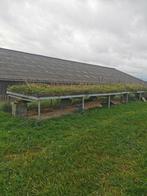 1 table de culture 2 x 2 m en acier galvanisé & 3 pieds, Enlèvement, Utilisé