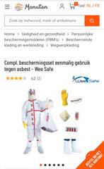 Complete Beschermingsset tegen Asbest - Wee Safe, Doe-het-zelf en Bouw, Adembescherming, Ophalen of Verzenden, Nieuw, Stofmaskers