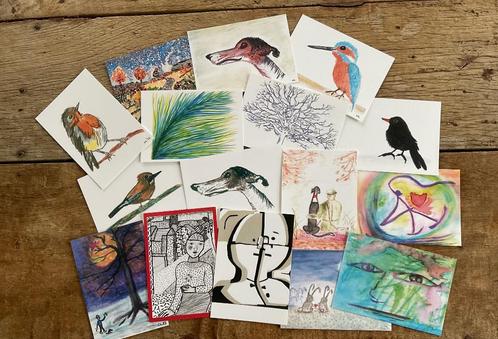 Unieke postkaarten/bladwijzer verkoop tvv Dierenasiel Tienen, Collections, Cartes postales | Animaux, Non affranchie, 1980 à nos jours