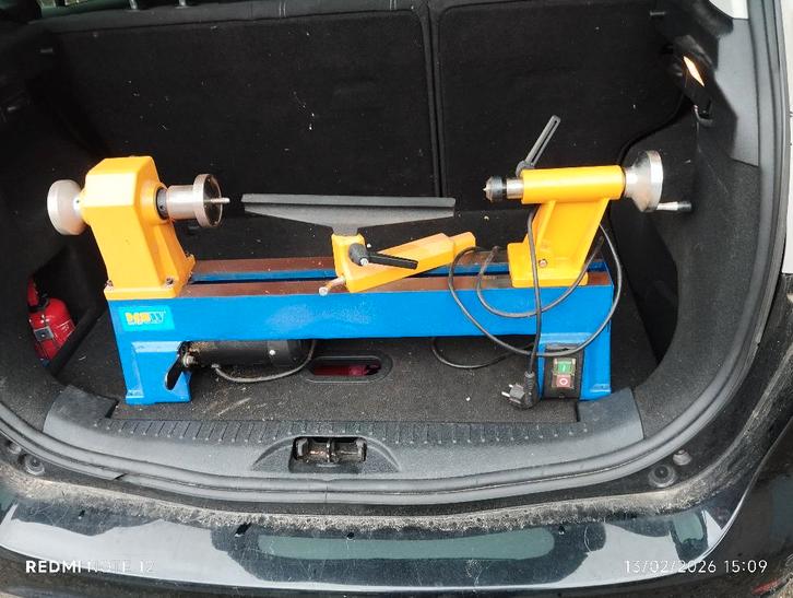 Tour à bois, Bricolage & Construction, Tours, Comme neuf, Tour à bois, Moins de 500 mm, Enlèvement