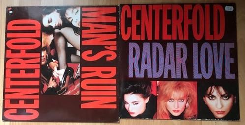 LP CENTERFOLD MAN'S RUIN + MAXI RADAR LOVE SEXY, CD & DVD, Vinyles | Pop, Comme neuf, 1980 à 2000, 12 pouces, Enlèvement ou Envoi