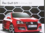 Volkswagen VW Golf GTI 30 Edition 2007 Brochure, Verzenden, Volkswagen