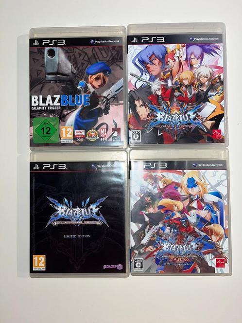 Lot 4 jeux BlazBlue Playstation 3, Consoles de jeu & Jeux vidéo, Jeux | Sony PlayStation 3, Utilisé, Combat, 2 joueurs, À partir de 12 ans