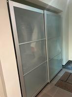 Pax kleerkast wit met metalen kader, Ophalen, 200 cm of meer, Met hangruimte, Zo goed als nieuw
