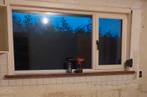Houten raam, dubbel glas, draai-kip, 2.05x1.02m, Ophalen, Gebruikt, Inclusief glas, 75 tot 150 cm