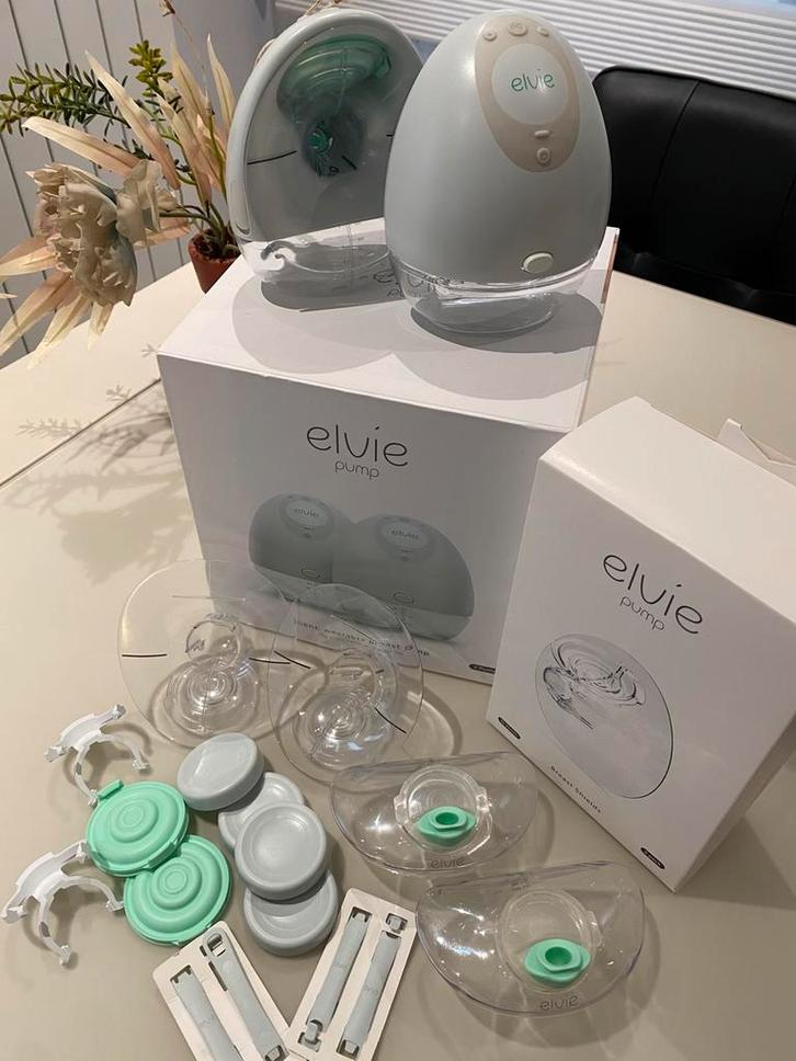 Elvie dubbele kolf, Kinderen en Baby's, Babyvoeding en Toebehoren, Zo goed als nieuw, Ophalen of Verzenden