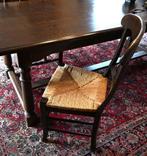 Eettafel eik + 6 stoelen, Ophalen, Rechthoekig, Eikenhout
