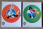 2 oude stickers: Looney Tunes (1991), Collections, Personnages de BD, Comme neuf, Looney Tunes, Enlèvement ou Envoi