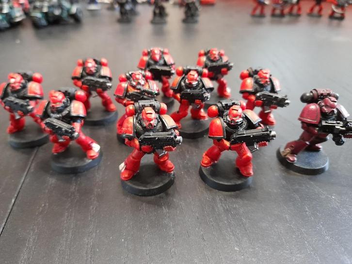 Warhammer 40.000 SPACE MARINES Army, Hobby en Vrije tijd, Wargaming, Gebruikt, Warhammer, Figuurtje(s), Geverfd, Ophalen