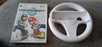 Mario kart + stuur wii beschikbaar voor biedingen