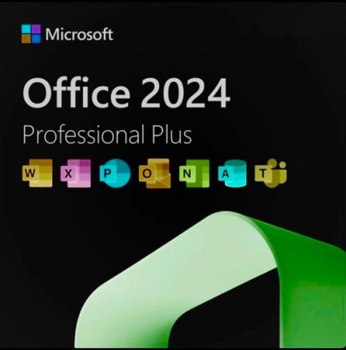 Microsoft Office 2024 Professional Plus („bindsleutel”) Log, Computers en Software, Office-software, Nieuw, Windows, Access, Excel