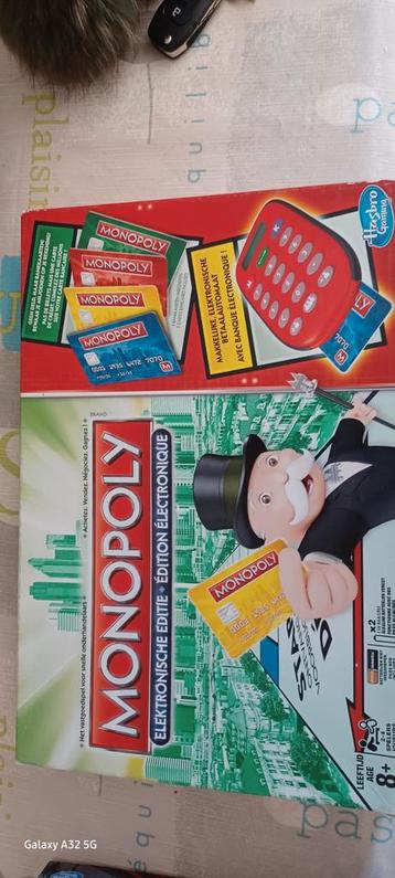 Monopoly édition électronique, Trois ou quatre joueurs, Enlèvement, Comme neuf, Hasbro Gaming