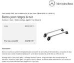 Porte bagages Mercedes class C S205, Ophalen, Gebruikt