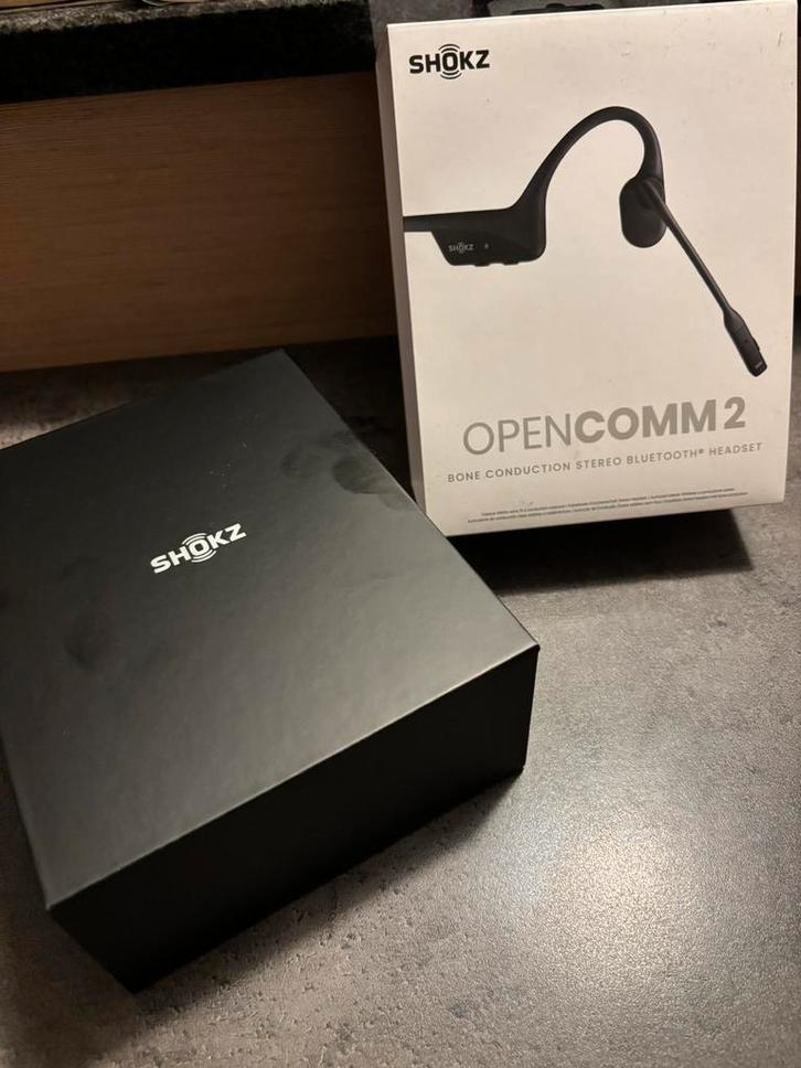 SHOKZ C110-AN-BK - shokz opencomm2, Audio, Tv en Foto, Hoofdtelefoons, Over oor (circumaural), Overige merken, Draadloos, Bluetooth