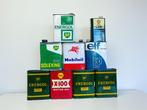 Diverse oude olie blikken bp Esso Shell, Ophalen of Verzenden, Gebruikt, Verpakking