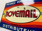Panneau publicitaire en émail NOVEMAIL, Enlèvement ou Envoi
