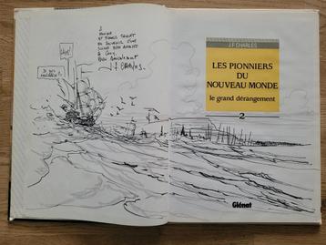 Les pionniers du nouveau monde T2 + dedicace JF Charles beschikbaar voor biedingen