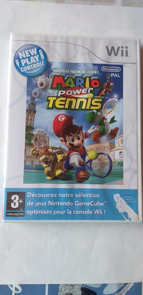 Mario powertennis Wii, Games en Spelcomputers, Games | Nintendo Wii, Gebruikt, Sport, 3 spelers of meer, Vanaf 3 jaar, Ophalen of Verzenden