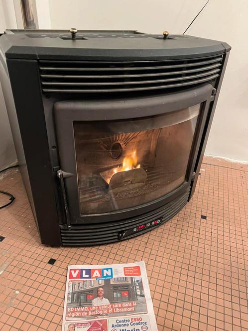 Poêle à pellets Extraflame, Huis en Inrichting, Kachels, Gebruikt, Inbouw, Pelletkachel, Hout, Ophalen