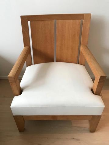 Fauteuil - Armchair - Philippe Burel, Moins de 75 cm, Cuir, Comme neuf, Enlèvement