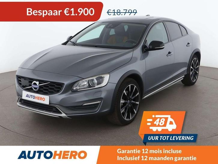 Volvo S60 Cross Country 2.0 D4 Summum (bj 2015, automaat), Auto's, Volvo, Te koop, S60, ABS, Achteruitrijcamera, Adaptive Cruise Control