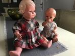 2 oude schildpad poppen, Ophalen of Verzenden, Gebruikt, Pop