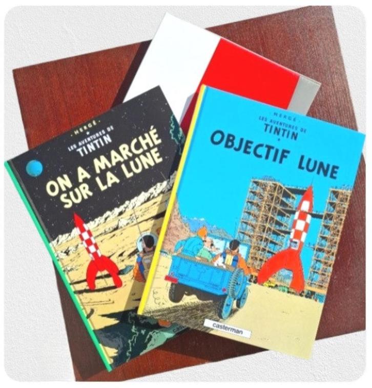 Tintin sur la lune 2 bd's 🚀 éd. limitée 30ème anniversaire, Boeken, Stripverhalen, Nieuw, Meerdere stripboeken, Ophalen of Verzenden