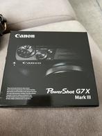 Canon G7X Mark III, TV, Hi-fi & Vidéo, Appareils photo numériques, Enlèvement, Neuf, Canon