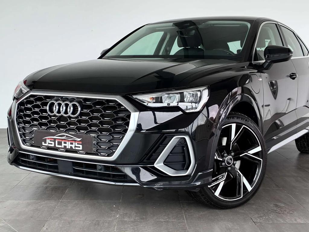 Audi Q3 Sportback 1.4TFSI PHEV SLINE-1ERPRO-COCKPIT-CUIR, Autos, Achat, Euro 6, Entreprise, Noir