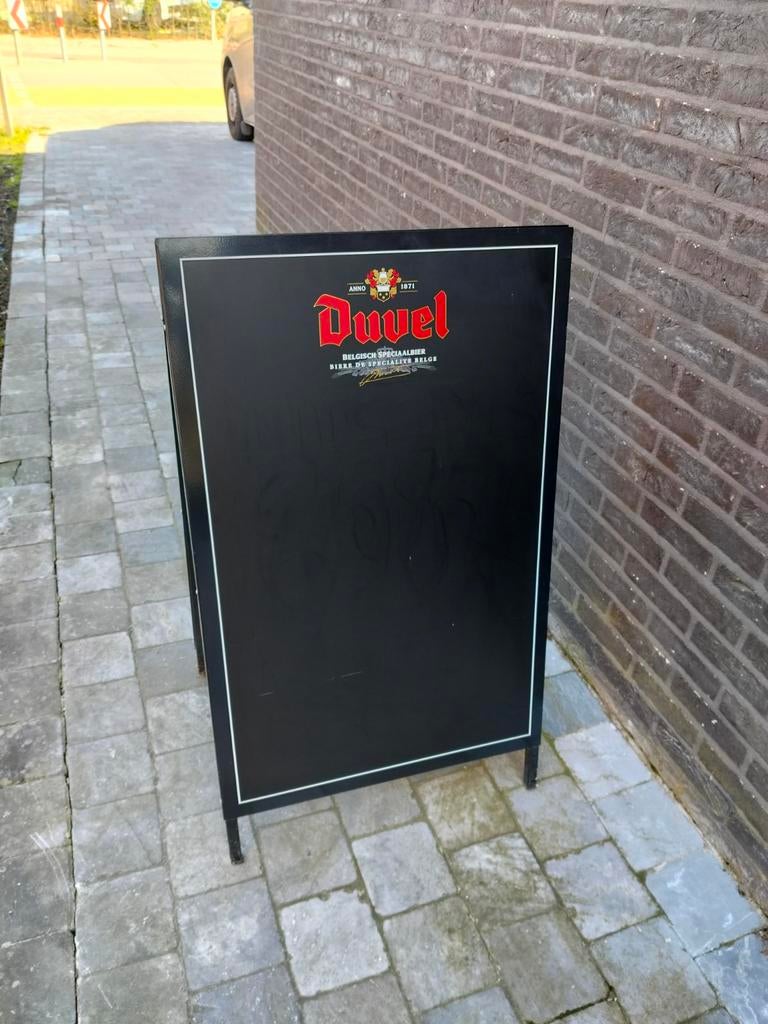 Duvel krijtbord, Ophalen, Duvel
