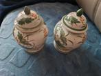 2 vintage porseleinen gemberpotten uit Thailand, Ophalen