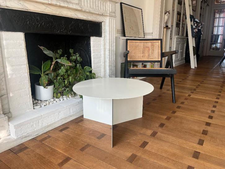 Table basse Hay Slit XL blanche, Maison & Meubles, Tables | Tables de salon, Utilisé, Moins de 50 cm, 50 à 100 cm, 50 à 100 cm