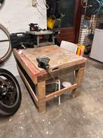 Etabli de travail avec étau, Bricolage & Construction, Établis, Enlèvement, Comme neuf, Étau