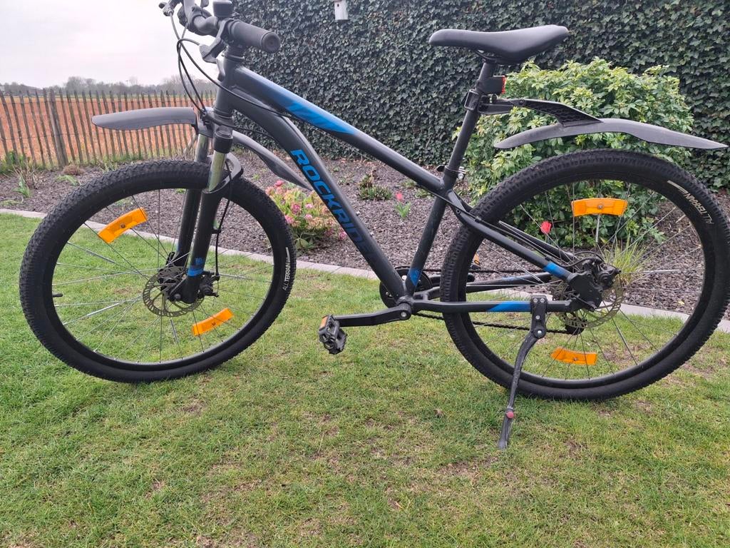 MTB ROCKRIDER ST 120 ZWART/BLAUW

SMALL 27,5 inch, Ophalen
