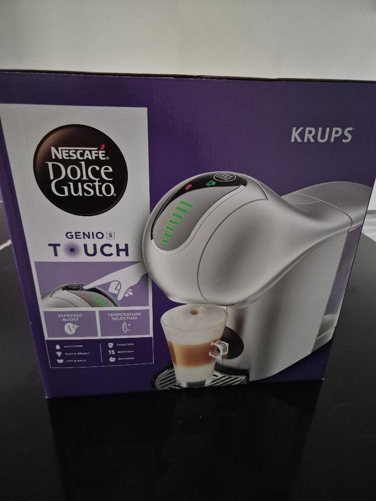 Dolce Gusto Genio S Touch Silver, Neuf, Machine à espresso, Réservoir d'eau amovible, Enlèvement ou Envoi