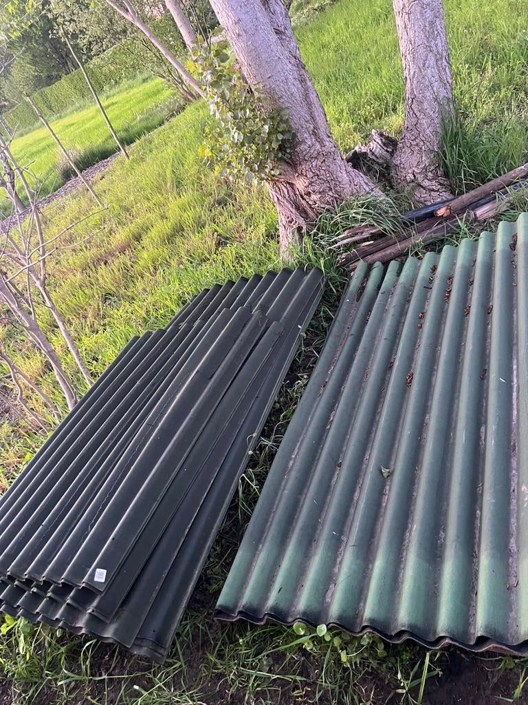 lot bituma golfplaten, Doe-het-zelf en Bouw, Ophalen, Zo goed als nieuw, Overige materialen, Golfplaat