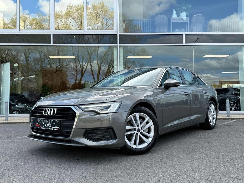 Audi A6 KEYLESS / CARPLAY / LEDER / CAMERA / ZETELVERWARMING, Auto's, Automaat, 4 deurs, USB, Gebruikt