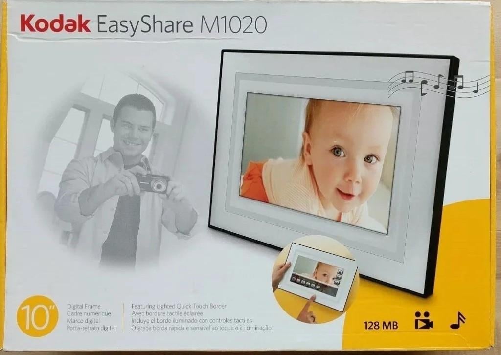 Kodak Cadre numérique Easy Share M1020, Audio, Tv en Foto, Foto | Digitale fotokaders, Ophalen, Gebruikt, 8 tot 12 inch