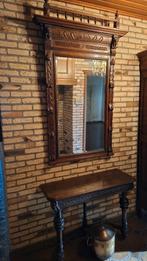 Mechelse muurtafel met spiegel., Antiek en Kunst, Ophalen