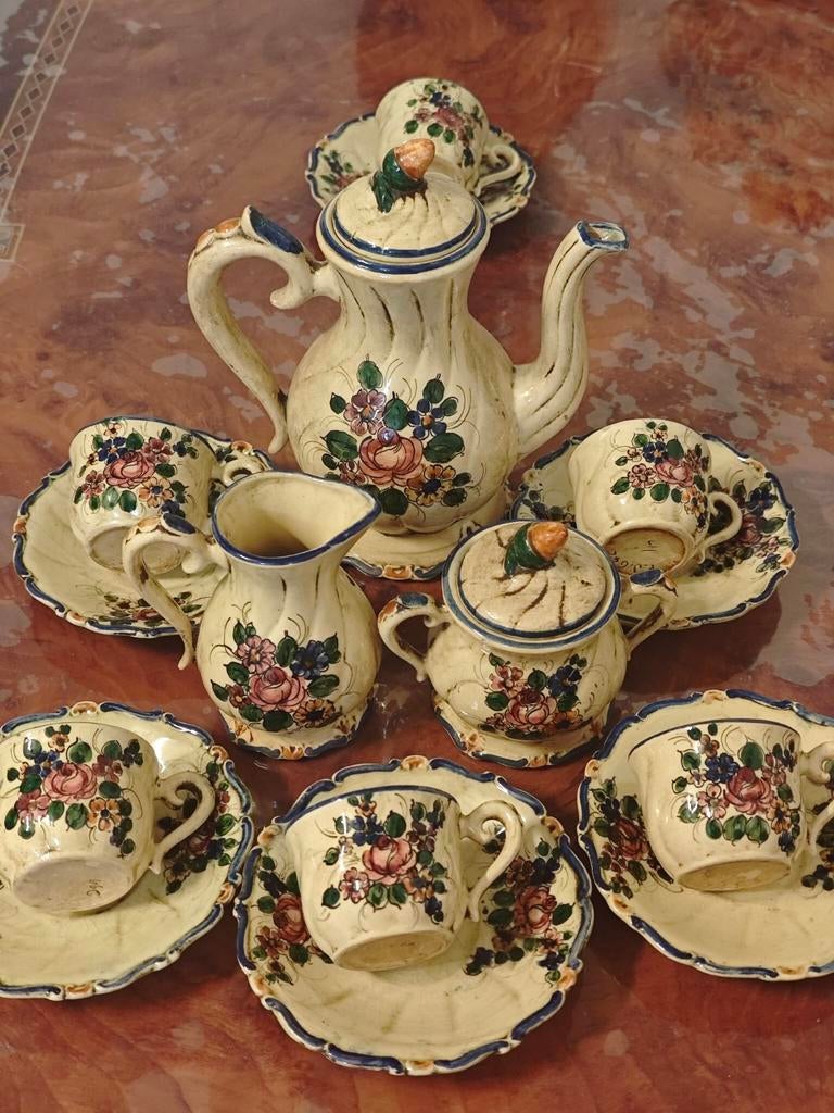 Italiaans porseleinservies voor 6 personen