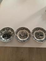 3 stuks Napoleon Bonaparte antieke borden, Ophalen, Zo goed als nieuw