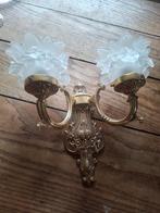 Vintage wandlamp messing, Enlèvement