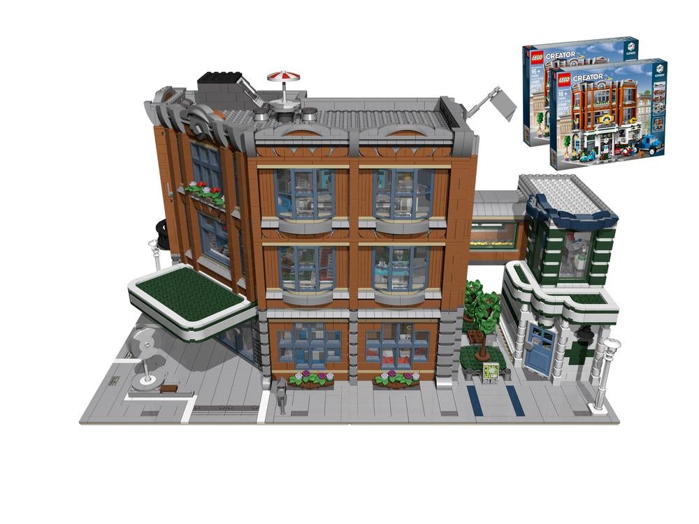 Lego 10264 - Hospital Corner Garage Custom, Kinderen en Baby's, Speelgoed | Duplo en Lego, Verzenden, Compleet, Lego, Zo goed als nieuw