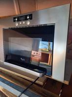 Whirlpool inbouw microgolfoven RVS in perfecte staat, Elektronische apparatuur, Ophalen, Gebruikt, Microgolfoven, Inbouw