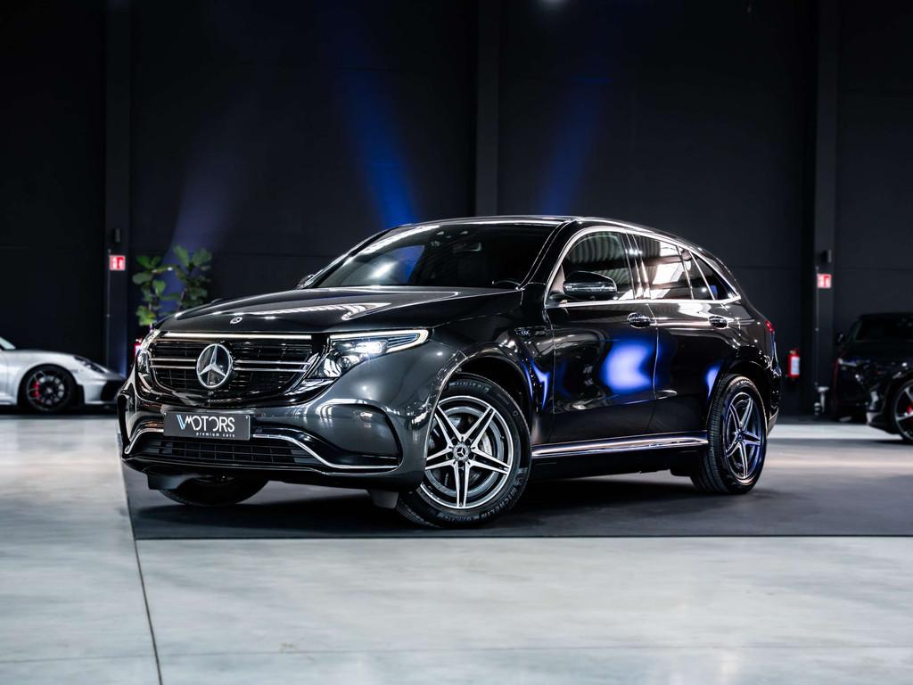 Mercedes-Benz EQC 400 4Matic - AMG - HUD - Pano - 360° - Bu, Automaat, Gebruikt, Zwart, Elektronische parkeerrem
