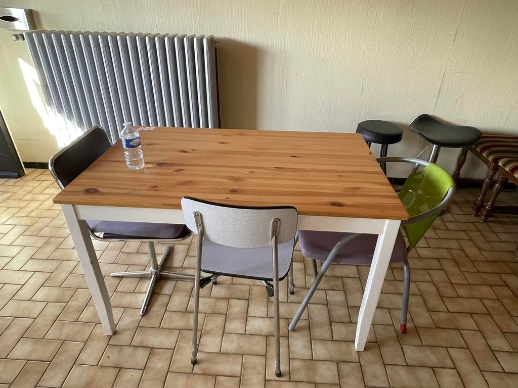 Tafel en stoelen, Huis en Inrichting, Ophalen, Gebruikt