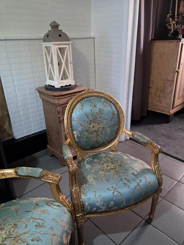 Fauteuils + + + ..., Antiquités & Art, Antiquités | Meubles | Chaises & Canapés, Enlèvement