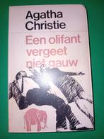 boek een olifant vergeet niet gauw, Boeken, Ophalen of Verzenden, Zo goed als nieuw, Agatha Christie, Nederland